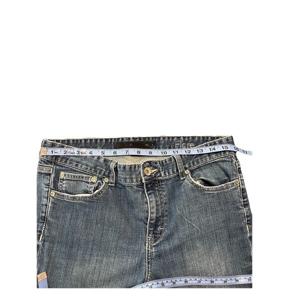 Calvin Klein Women's Wide Leg Blue Jeans - Picture 3 of 7